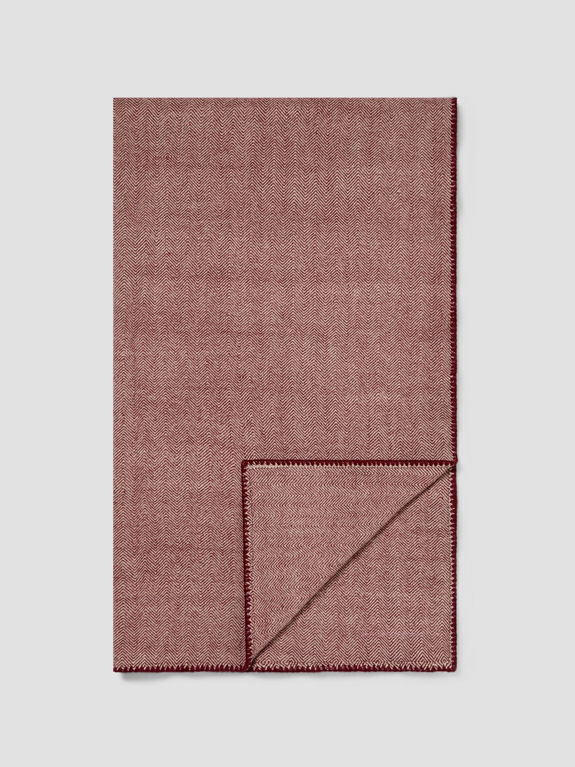 HERRINGBONE-WOOL-BLANKETRHUBARB-CREAMOVERHEAD